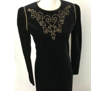 Jaeger Dress Womens size 6 Black New